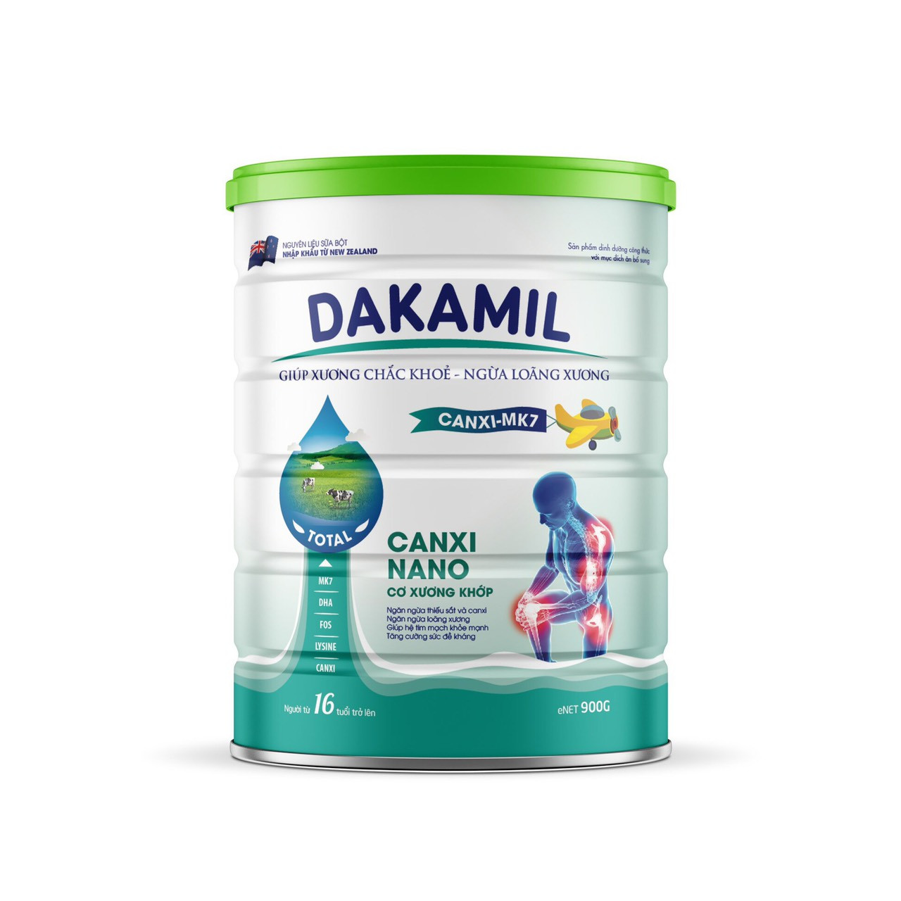 Sữa Dakamil Canxi Nano 900G 