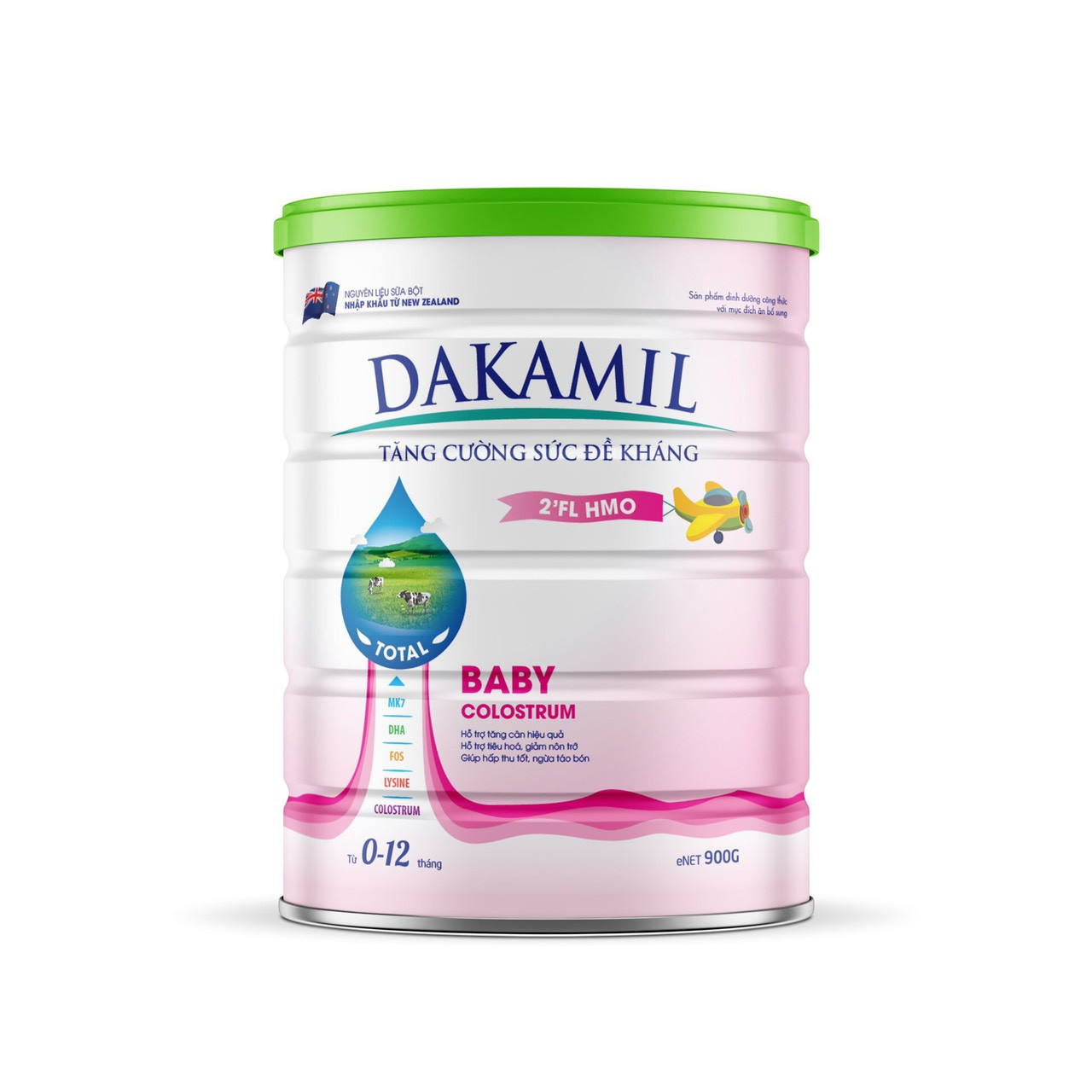 Sữa Dakamil baby 900G dành cho trẻ từ 0-12 tháng 