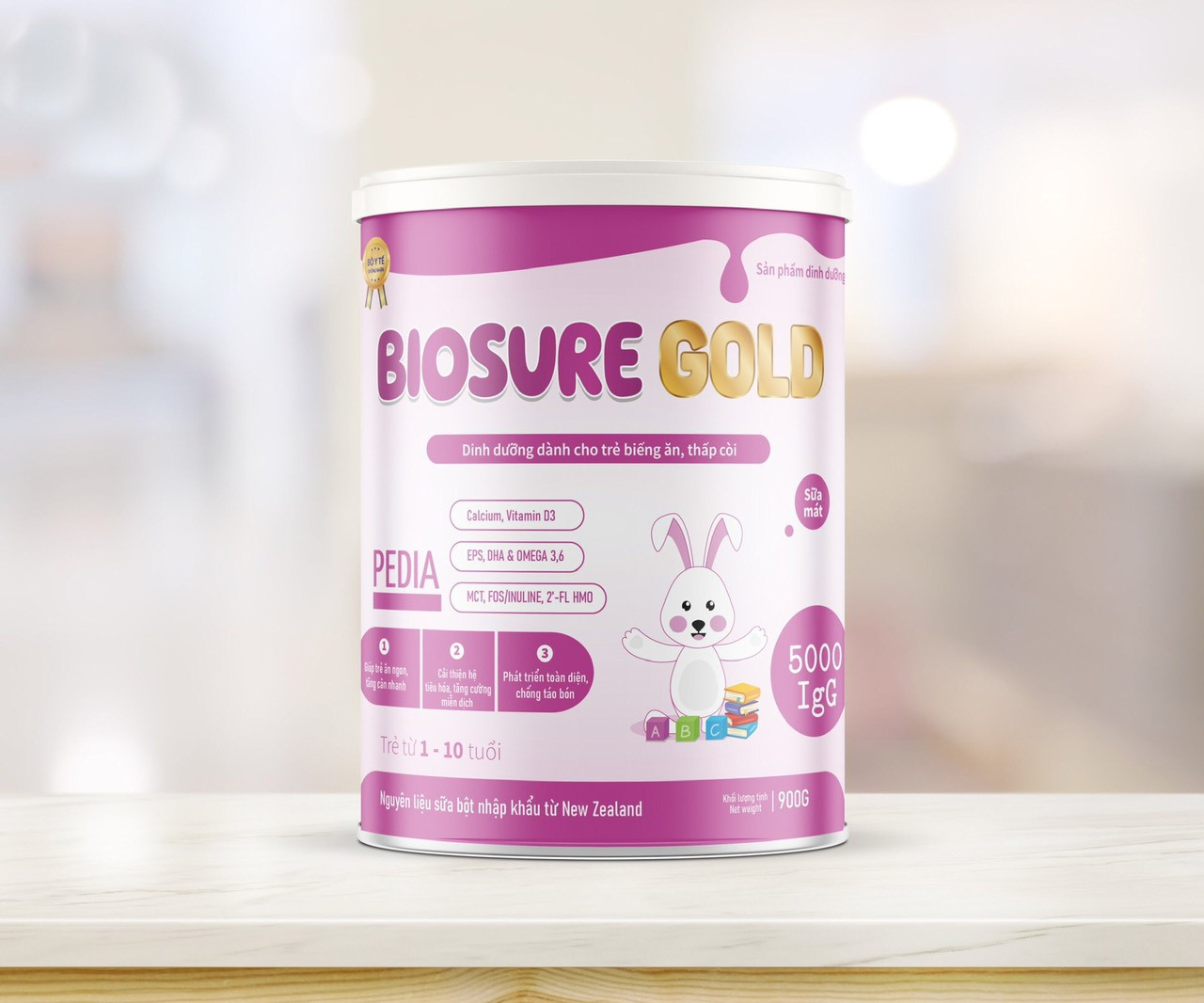 Sữa BioSure Gold  900G dành cho trẻ  từ 1-10 tuổi