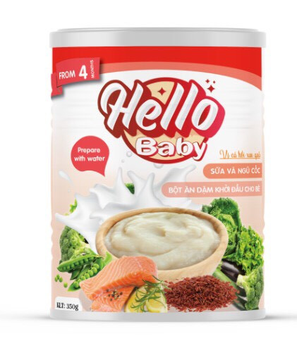 Bột ăn Dặm Hello baby vị 