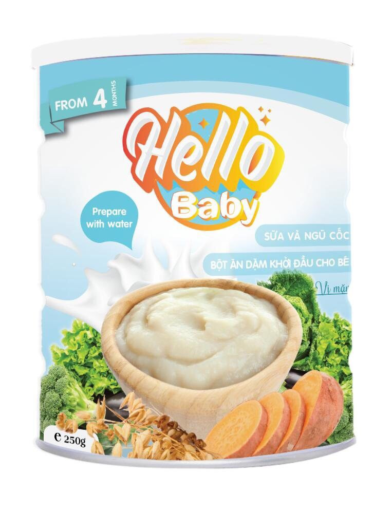 Bột ăn dặm Hello Baby vị mặn